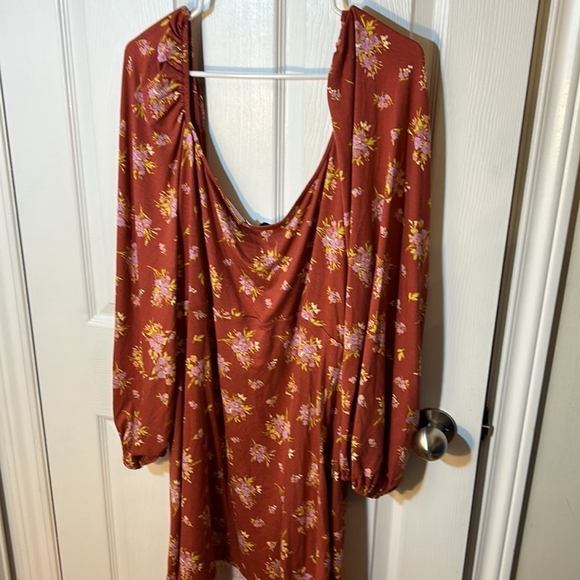 ASOS curve design off the shoulder floral midi dress Size 24 - Picture 5 of 5